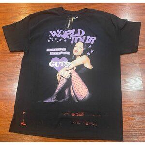OLIVIA RODRIGO WORLD TOUR TEE SZ LARGE